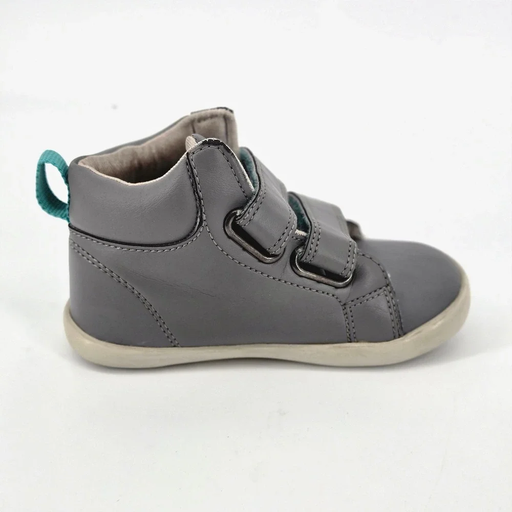 Ten Little Everyday High Top Charcoal Grey Kids Sneakers Shoes Size 8 Toddler